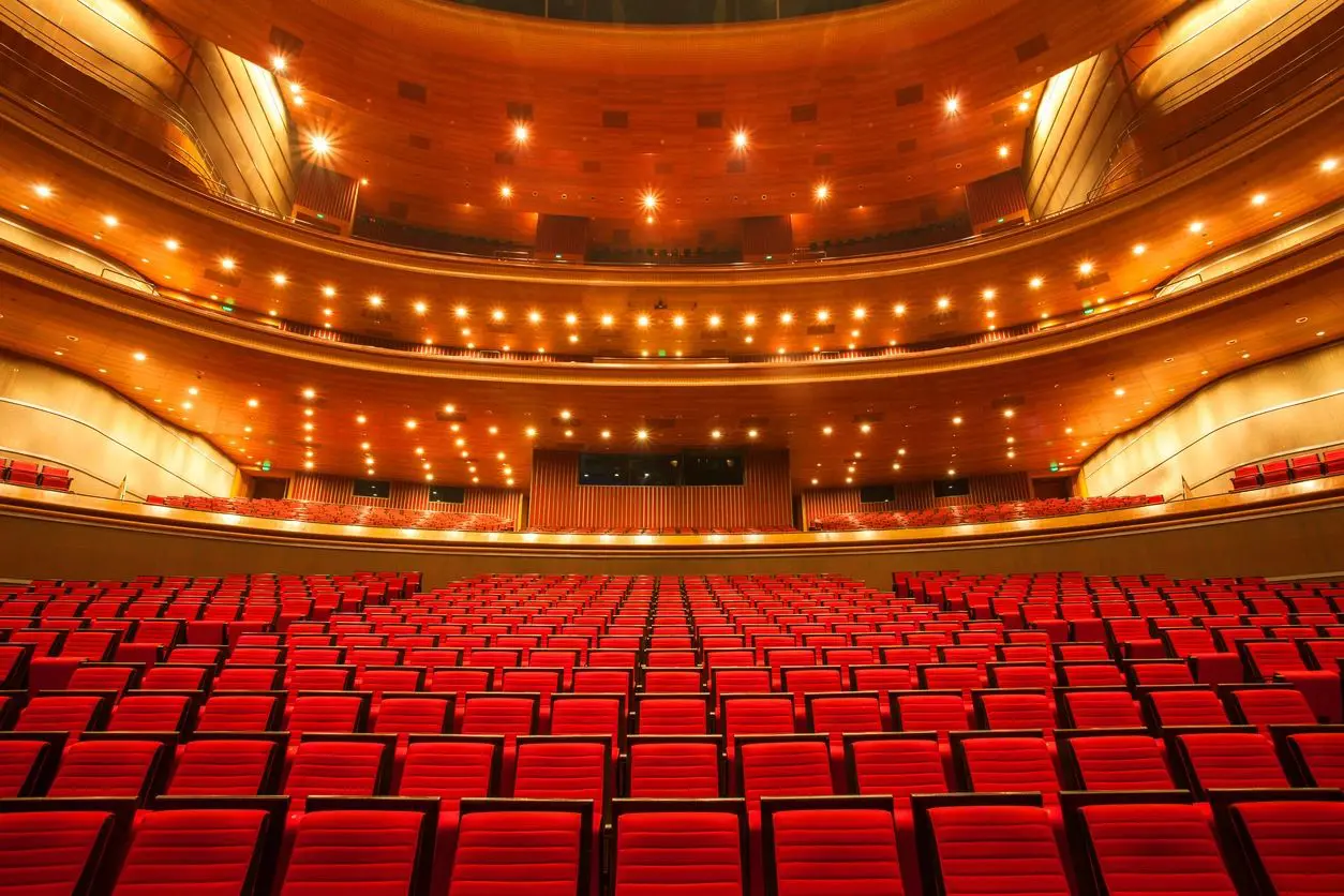 interior of the theater